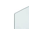 vidaXL Fireplace Glass Plate 120x50 cm