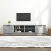 vidaXL 2 Piece TV Cabinet Set Concrete Grey 80x35x36,5 cm Engineered Wood