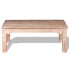vidaXL Coffee Table Acacia Wood 110x60x45 cm