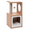 vidaXL Cat Tree | Brown | Wood | Medium | Durable | Cat Tree | Rectangular