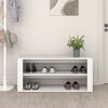 vidaXL Shoe Rack White 100x35x45 cm Engineered Wood