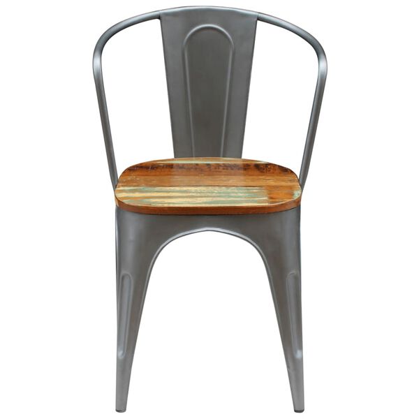 vidaXL Dining Chairs 6 pcs Solid Reclaimed Wood