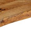 vidaXL Table Top Live Edge 90x30x3.8 cm Solid Wood Mango