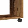 vidaXL Rolling Cabinet Old Wood 72x33x42.5 cm Engineered Wood