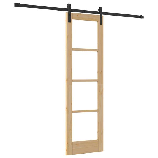 vidaXL Sliding Door ORKDAL Natural 61 x 198.5 cm