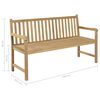 vidaXL Garden Bench 150 cm Teak