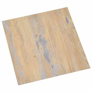 vidaXL Flooring Planks Brown and Grey 5.11 m&sup2; 55 pcs PVC