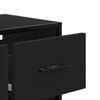 vidaXL TV Cabinet Black 60x31x39.5 cm Engineered Wood and Metal