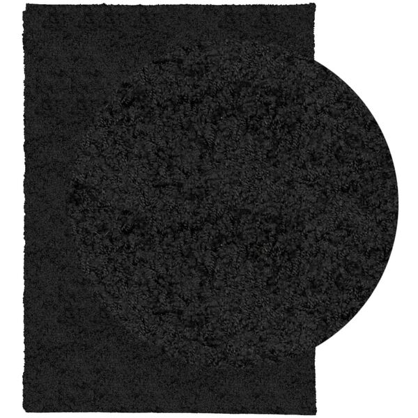 vidaXL Shaggy Rug PAMPLONA High Pile Modern Black 200x280 cm