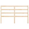 vidaXL Bed Headboard 126x4x100 cm Solid Wood Pine