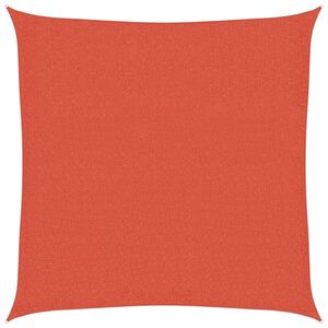 vidaXL Sunshade Sail 160 g/m&sup2; Square Terracotta 2.5x2.5 m HDPE
