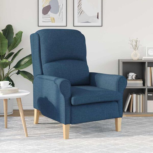 vidaXL Armchair Blue 76 x 94 x 102 cm Fabric