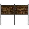 vidaXL Replace Headboard Smoked Oak 120 cm Engineered Wood and Steel