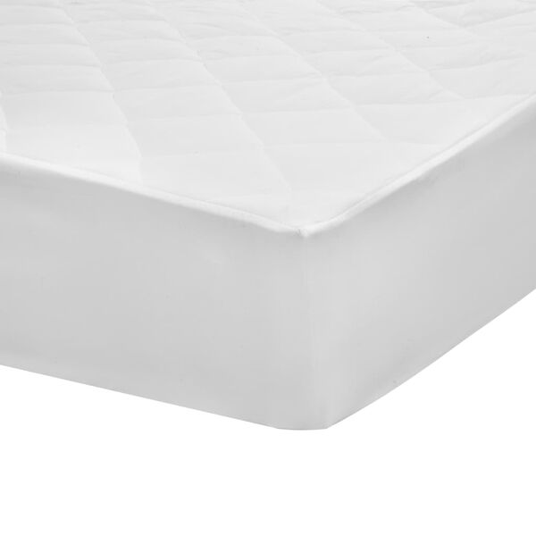 vidaXL Quilted Mattress Protector White 90x200 cm Heavy