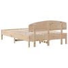 vidaXL Bed Frame without Mattress 150x200 cm King Size Solid Wood Pine