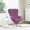 vidaXL Egg Chair Purple 63 x 73 x 90 cm Velvet
