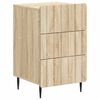 vidaXL Bedside Cabinet Sonoma Oak 43x 41 x 68 cm Engineered Wood