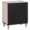 vidaXL Bedside Cabinet Beige 50 x 33 x 60 cm Solid Acacia wood