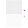 vidaXL Roller blind blackout 84.4x175 cm Fabric Width 80 cm white