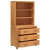 vidaXL Storage Furniture Set with Drawer Brown Engineered wood