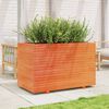 vidaXL Garden Planter Wax Brown 110x60x72 cm Solid Wood Pine