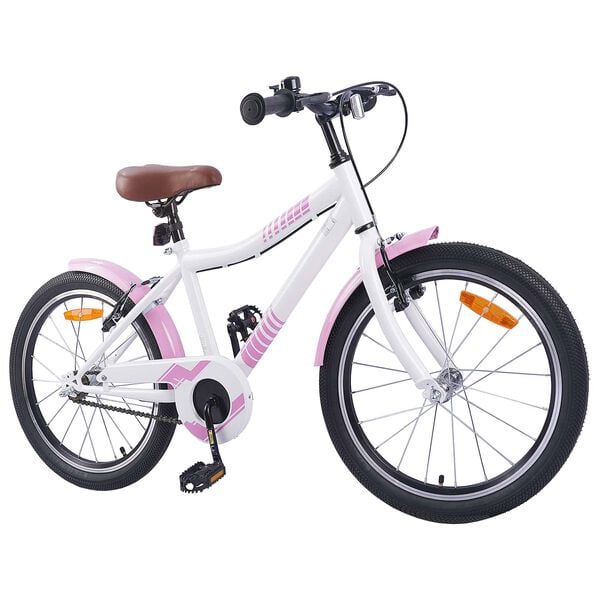 vidaXL Kids Bike 18'' for 5-7 Years Old Light Pink