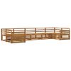 vidaXL Outdoor Sofa Set 7 pcs Natural Solid Acacia Wood