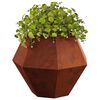 vidaXL Planter Rusty 75 x 75 x 60 cm Weathering Steel