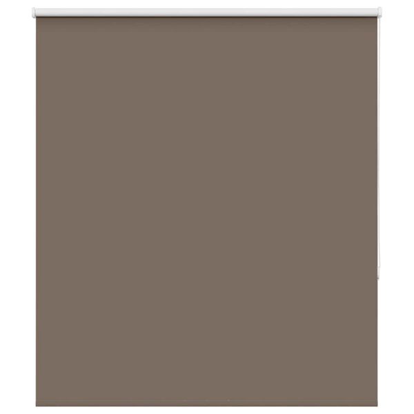 vidaXL Roller Blind Blackout Coffee 135x175 cm Fabric Width 131.6 cm Polyester