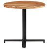 vidaXL Bistro Table Round Ø80x75 cm Solid Acacia Wood