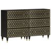 vidaXL Side Cabinets 2 pcs 60x33x75 cm Solid Wood Mango