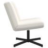 vidaXL Swivel Chair Cream 63 x 75 x 76 cm Sheepskin
