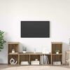 vidaXL TV Cabinet Set Wall-mounted 3 pcs Brown Engineered Wood