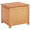 vidaXL Storage Box Natural 50 x 45 x 45 cm Engineered Wood and Oak