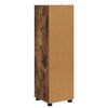 vidaXL Bathroom Cabinet Smoked Oak 30.5 x 30 x 101 cm Engineered Wood