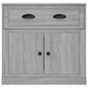 vidaXL Sideboard Grey Sonoma 70x35.5x67.5 cm Engineered Wood
