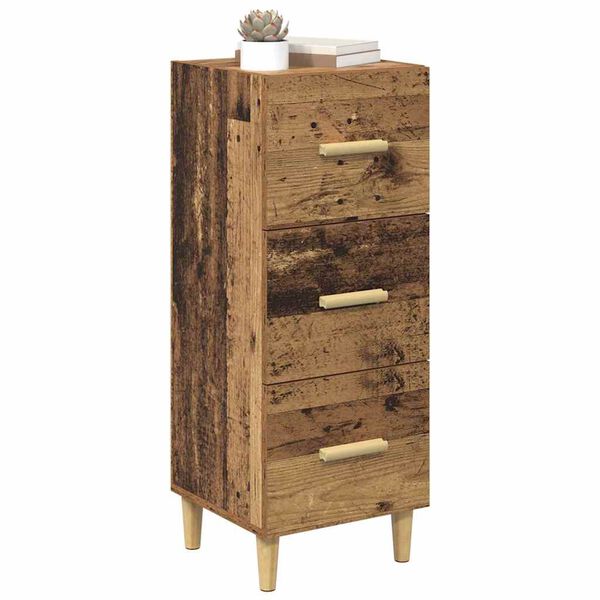 vidaXL Sideboard Old wood 34.5 x 34 x 90 cm Engineered wood