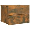 vidaXL Bedside Cabinets 2 pcs Smoked Oak 40x30x30 cm Engineered Wood