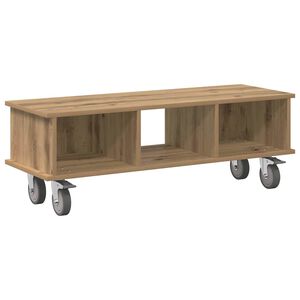 vidaXL TV Stand Artisan Oak 100 x 35 x 35 cm Engineered Wood