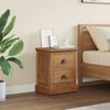 vidaXL Bedside Table Natural 40 x 30 x 50 cm Solid Teak Wood