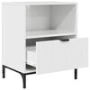 vidaXL Bedside Cabinet 2 pcs High gloss white 49 x 36 x 61 cm