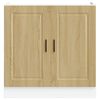 vidaXL Sink Base Cabinet&nbsp;"Porto" Sonoma Oak 80x46x81.5 cm&nbsp;Engineered Wood