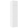 vidaXL Slim Storage Cabinet White 50x42.5x225 cm Engineered Wood