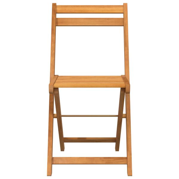 vidaXL Folding Bistro Chairs 6 pcs Solid Wood Acacia