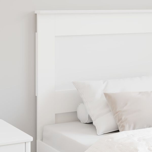 vidaXL Headboard with Headboard White 100 cm Engineered Wood