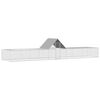 vidaXL Chicken Coop | Silver | Galvanised Steel | 10x2x2 m | Sturdy