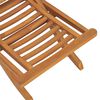 vidaXL Folding Garden Chair Solid Teak Wood