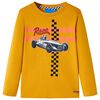 Kids' T-shirt with Long Sleeves Ochre 140