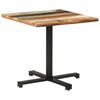 vidaXL Bistro Table Square 80x80x75 cm Solid Reclaimed Wood