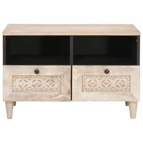 vidaXL TV Units with Drawer White 70 x 33 x 46 cm Engineered wood